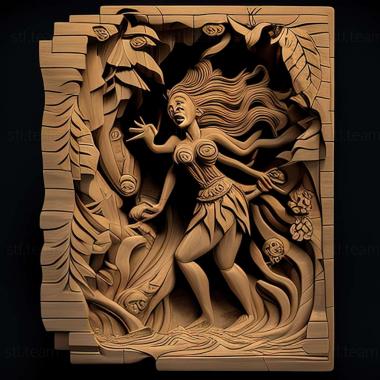 3D model Return to Mysterious Island 2 Minas Fate game (STL)